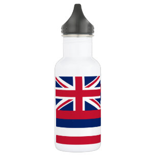 Flagge des Bundesstaates Hawaii Edelstahlflasche