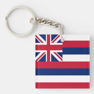 Flagge des Bundesstaates Hawaii Schlüsselanhänger