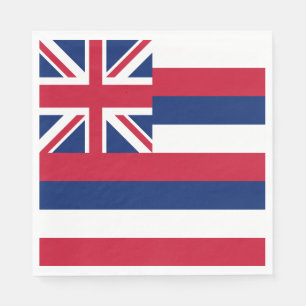 Flagge des Bundesstaates Hawaii Serviette