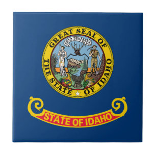 Flagge des Bundesstaates Idaho Fliese