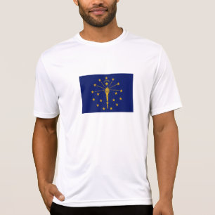 Flagge des Bundesstaates Indiana T-Shirt