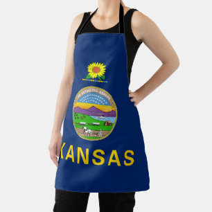 Flagge des Bundesstaates Kansas Schürze
