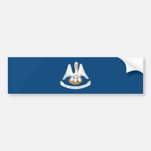 Flagge des Bundesstaates Louisiana Autoaufkleber