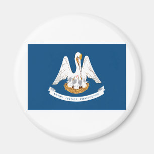 Flagge des Bundesstaates Louisiana Magnet