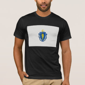 Flagge des Bundesstaates Massachusetts T-Shirt