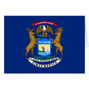 Flagge des Bundesstaates Michigan