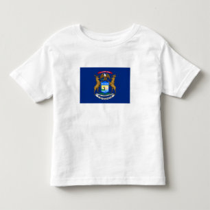Flagge des Bundesstaates Michigan Kleinkind T-shirt