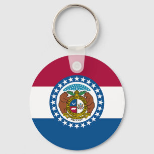 Flagge des Bundesstaates Missouri Schlüsselanhänger