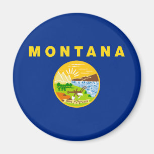 Flagge des Bundesstaates Montana Magnet