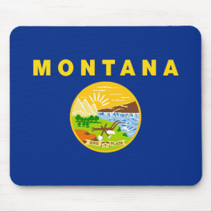Flagge des Bundesstaates Montana Mousepad