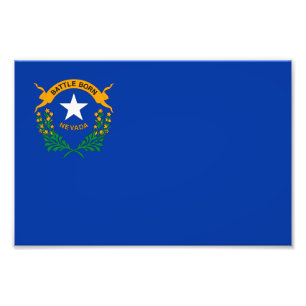 Flagge des Bundesstaates Nevada Fotodruck