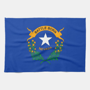 Flagge des Bundesstaates Nevada Geschirrtuch