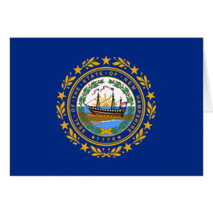 Flagge des Bundesstaates New Hampshire
