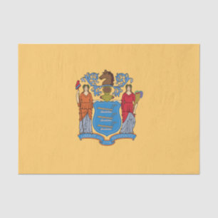 Flagge des Bundesstaates New Jersey Seidenpapier