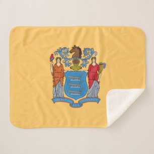 Flagge des Bundesstaates New Jersey Sherpadecke