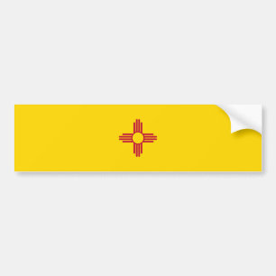 Flagge des Bundesstaates New Mexico Autoaufkleber