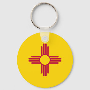 Flagge des Bundesstaates New Mexico Schlüsselanhänger