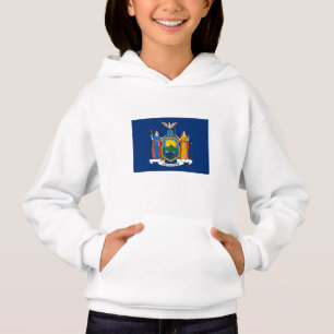 Flagge des Bundesstaates New York Hoodie