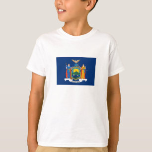 Flagge des Bundesstaates New York T-Shirt