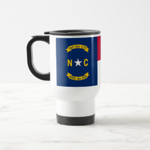 Flagge des Bundesstaates North Carolina Reisebecher