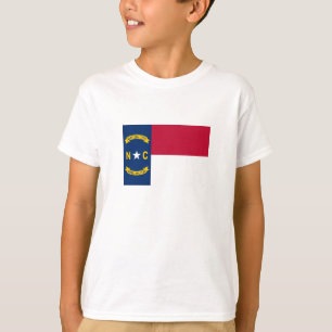 Flagge des Bundesstaates North Carolina T-Shirt