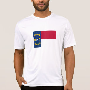 Flagge des Bundesstaates North Carolina T-Shirt