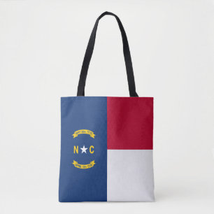 Flagge des Bundesstaates North Carolina Tasche
