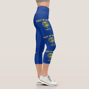 Flagge des Bundesstaates Oregon Capri Leggings