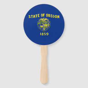 Flagge des Bundesstaates Oregon Fächer