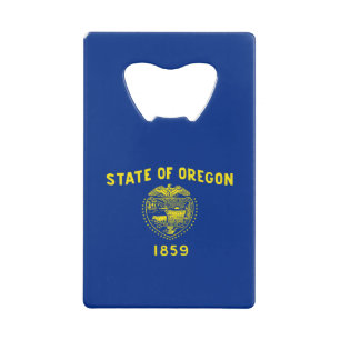 Flagge des Bundesstaates Oregon Geldbeutel Flaschenöffner