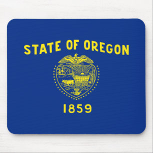 Flagge des Bundesstaates Oregon Mousepad