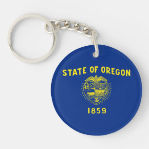 Flagge des Bundesstaates Oregon Schlüsselanhänger