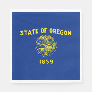 Flagge des Bundesstaates Oregon Serviette