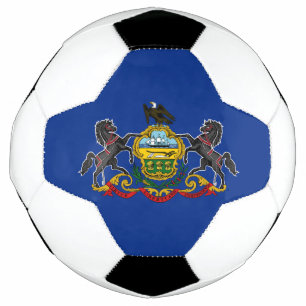 Flagge des Bundesstaates Pennsylvania Fußball