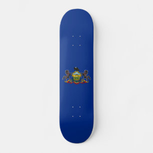 Flagge des Bundesstaates Pennsylvania Skateboard