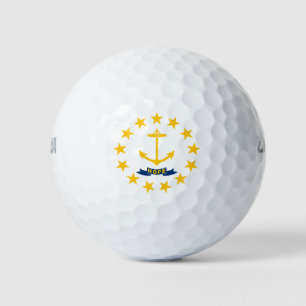 Flagge des Bundesstaates Rhode Island Golfball