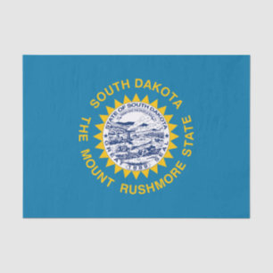 Flagge des Bundesstaates South Dakota Seidenpapier