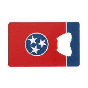 Flagge des Bundesstaates Tennessee Geldbeutel Flaschenöffner