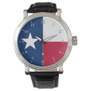Flagge des Bundesstaates Texas Armbanduhr