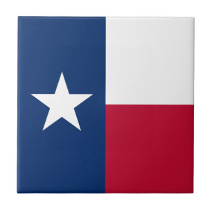 Flagge des Bundesstaates Texas Fliese
