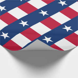 Flagge des Bundesstaates Texas Geschenkpapier