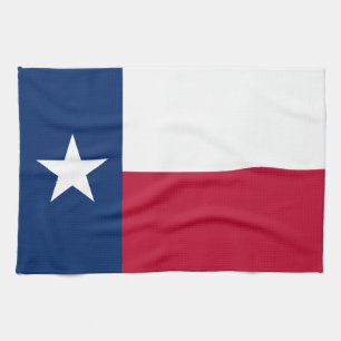 Flagge des Bundesstaates Texas Geschirrtuch