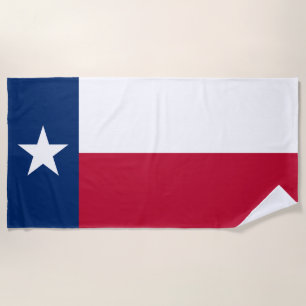 Flagge des Bundesstaates Texas Strandtuch