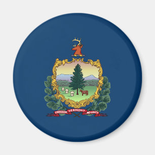 Flagge des Bundesstaates Vermont Magnet