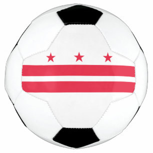 Flagge des Bundesstaates Washington DC Fußball
