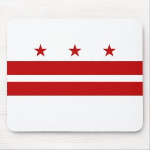 Flagge des Bundesstaates Washington DC Mousepad