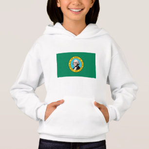 Flagge des Bundesstaates Washington Hoodie