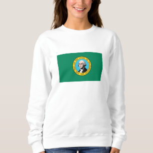 Flagge des Bundesstaates Washington Sweatshirt