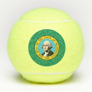 Flagge des Bundesstaates Washington Tennisbälle