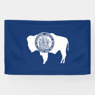 Flagge des Bundesstaates Wyoming Banner